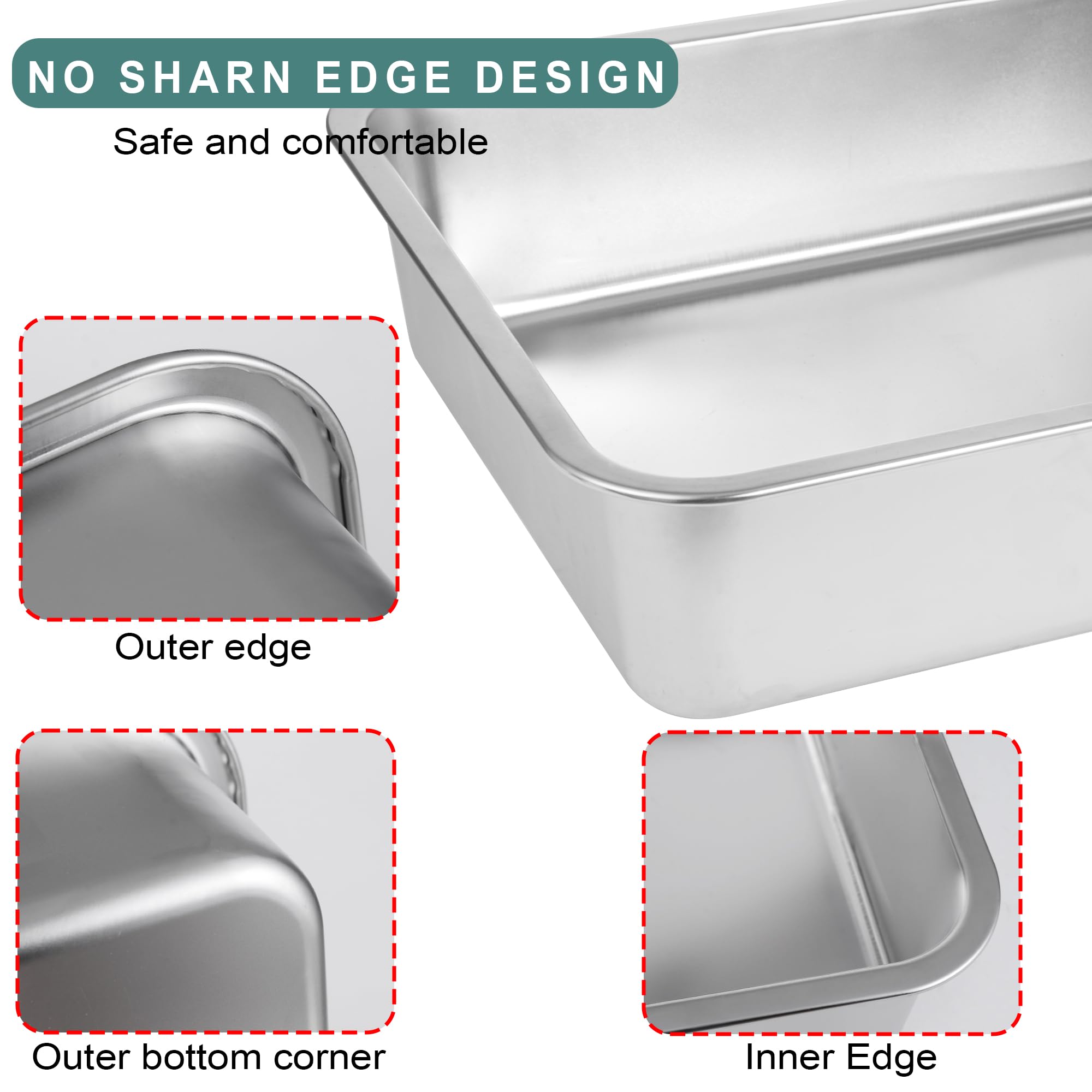 BierBear stainless steel litter box interior space enables free movement for pets.