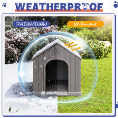 Bifanuo dog house interior offers ample space for small to medium dogs.