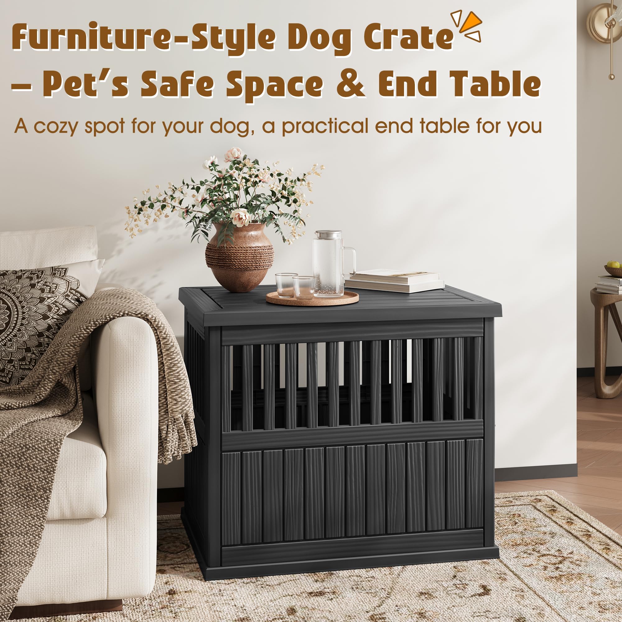 Bifanuo lockable door keeps small dogs secure when unattended