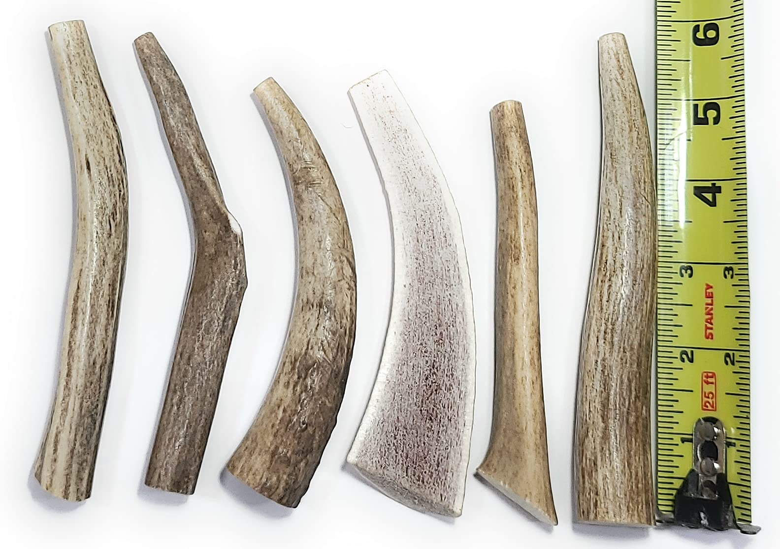 Big Dog Antler Chews six-piece pack for small dogs, long-lasting indoor chew