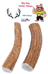 Big Dog Antler Chews: sanded edges for safe chewing on every bite.