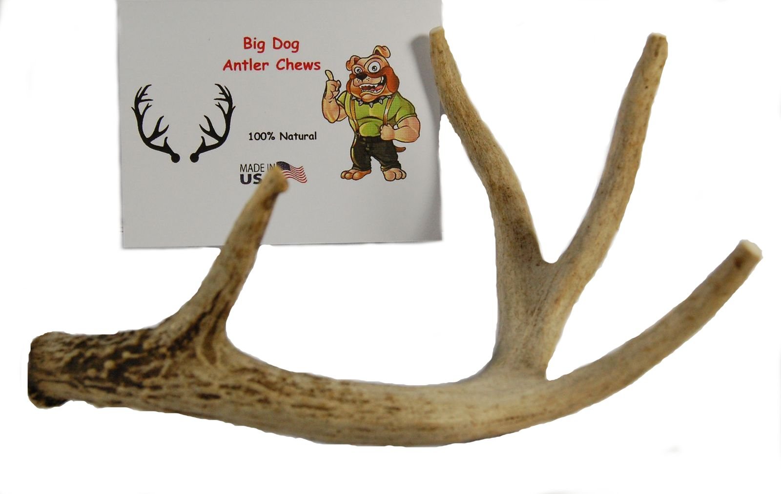 Big Dog Antler Chews USA-sourced deer antler from wild deer