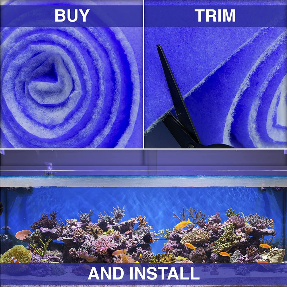 Easy-installation Big Kahuna filter pad supports flexible filtration setups.