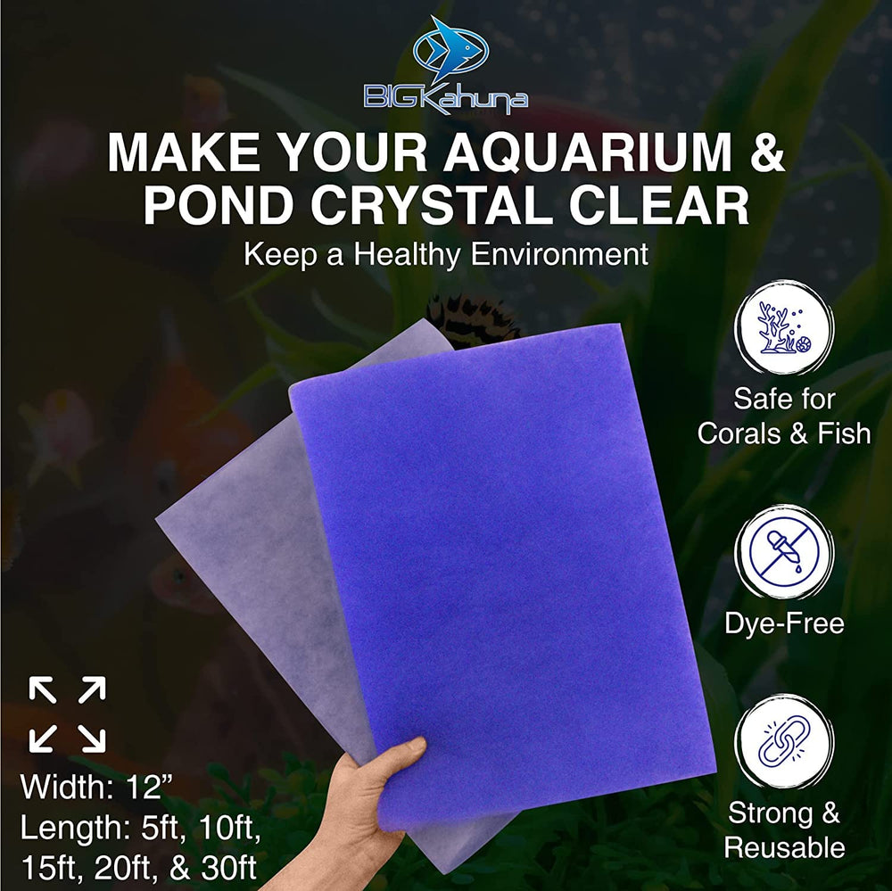 Washable and reusable Big Kahuna filtration media reduces waste and costs.