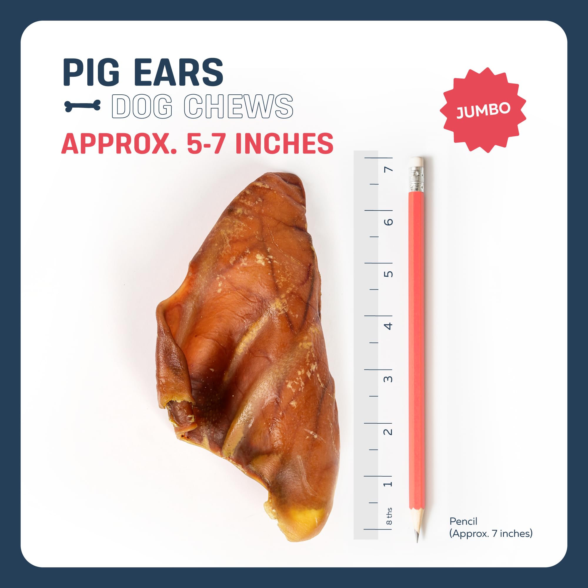 Big Lu pig ears rich in protein and omega-3s, low fat.