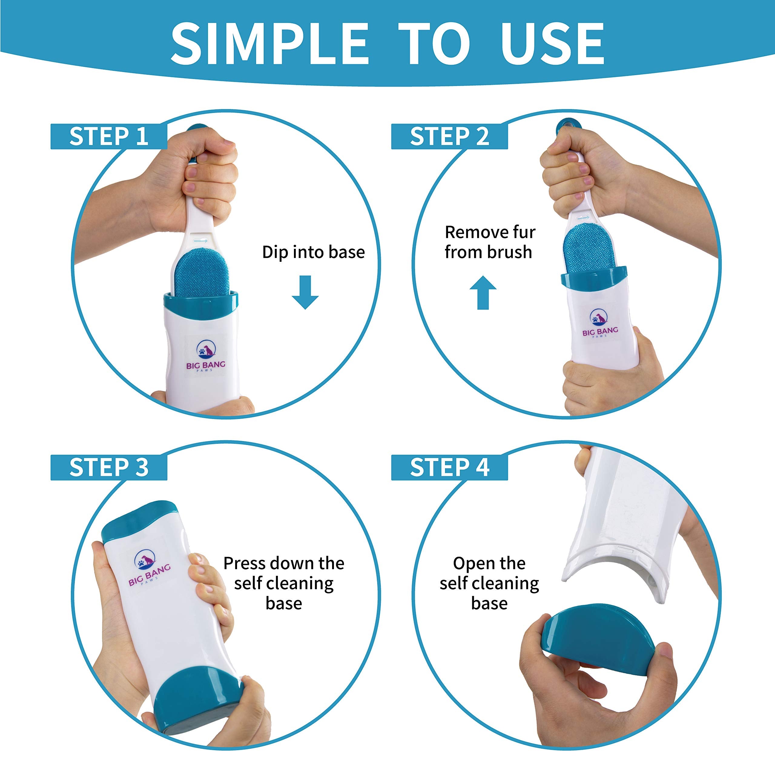 Big Bang Paws lightweight design for easy handling and storage.