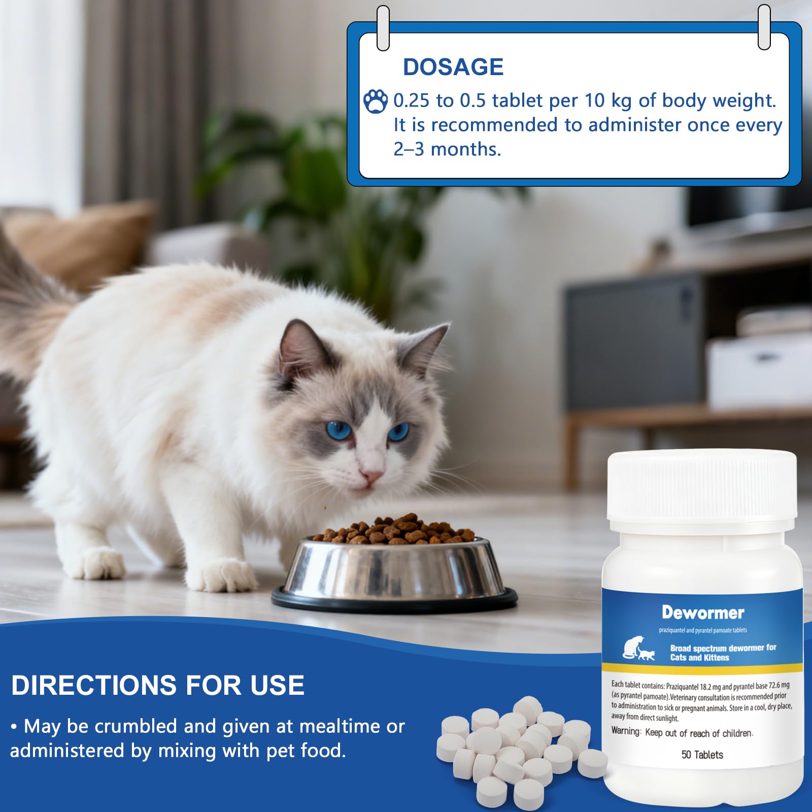 BiKontrun bottle with tablets displayed as a complete deworming option.