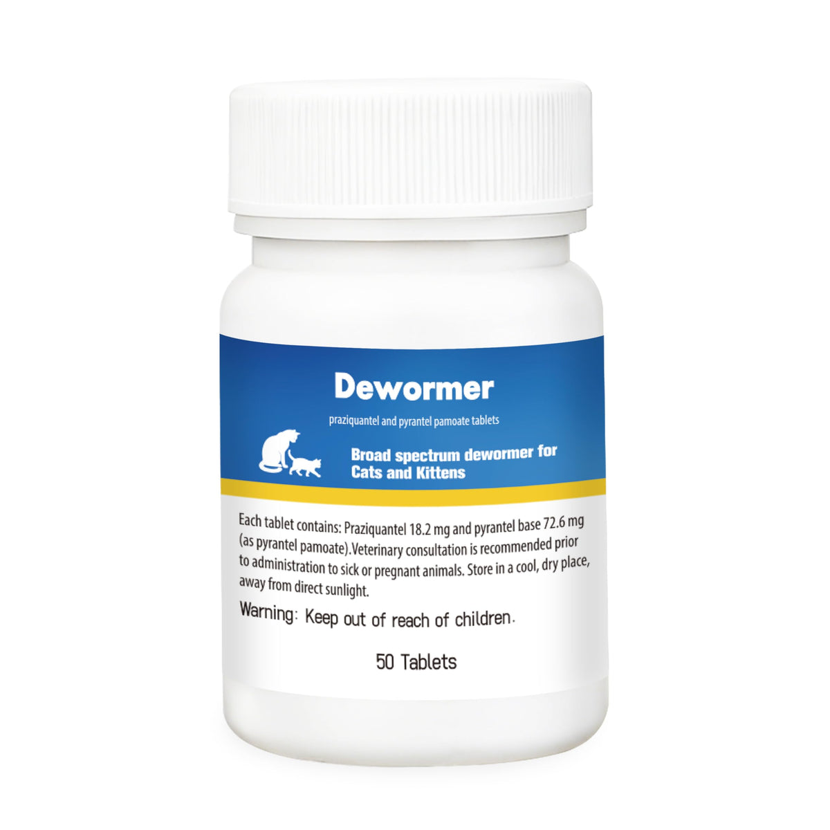 BiKontrun dewormer packaging for cats and kittens, easy at-home administration.