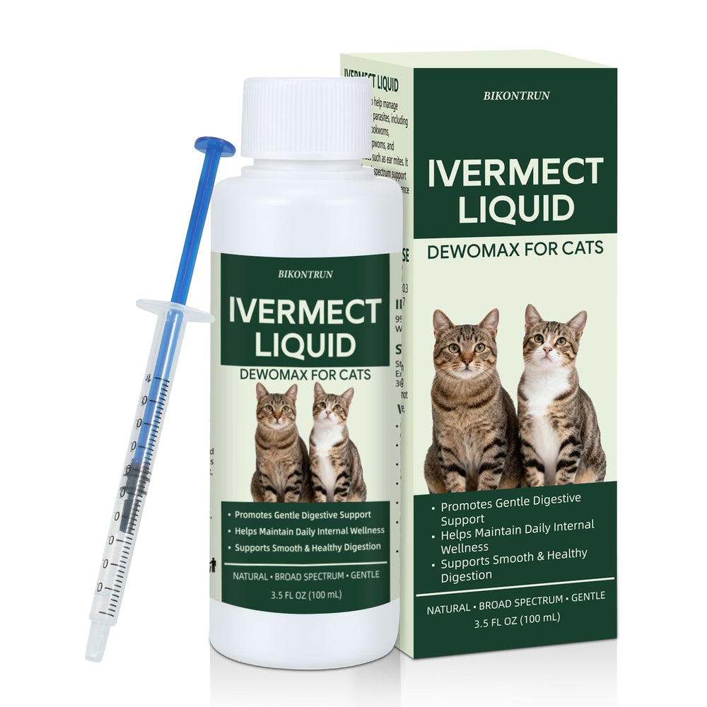 BiKontrun Dewomax bottle for cats provides gentle daily digestive support.