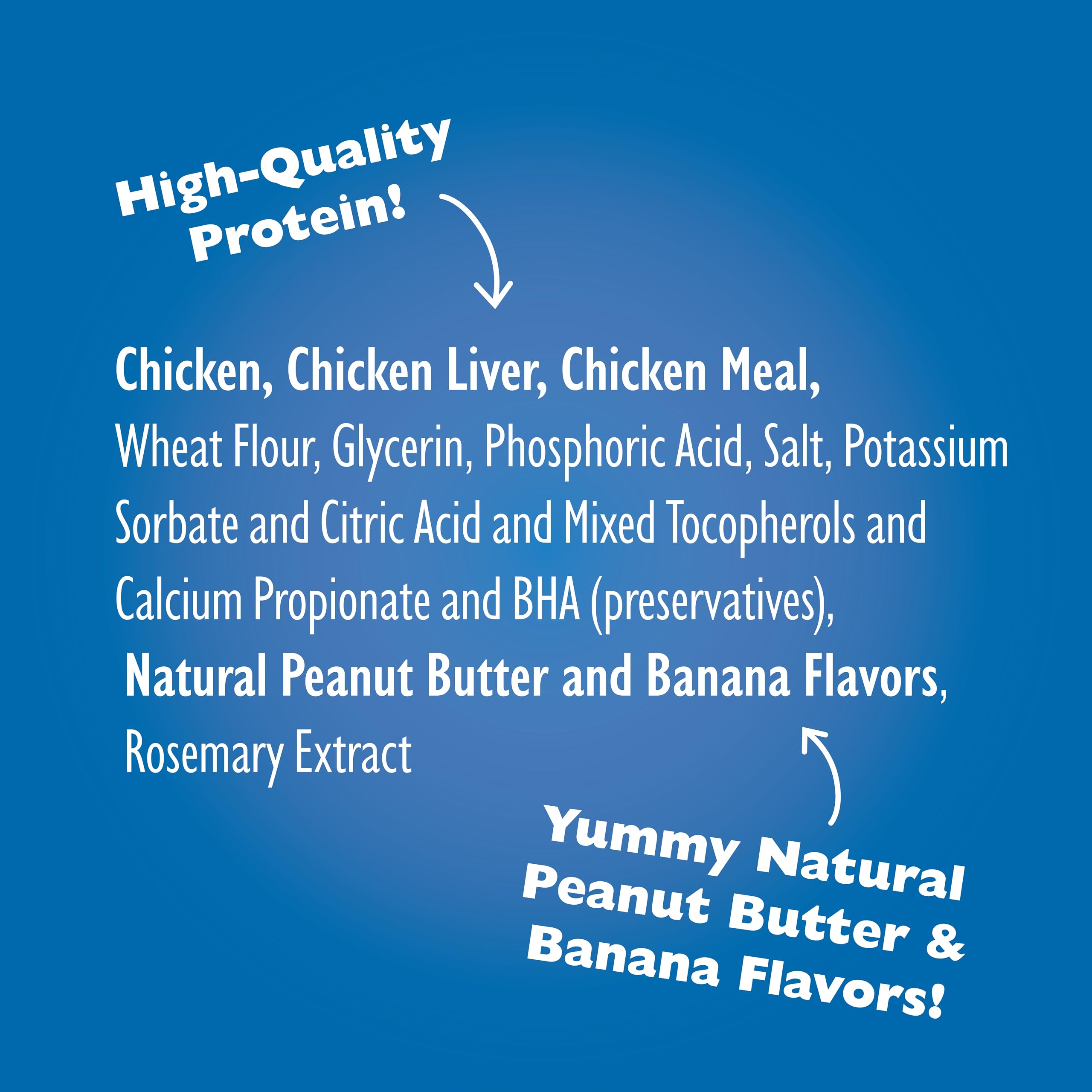 Soft Bil-Jac PB-Nanas treats ease rewards during training.