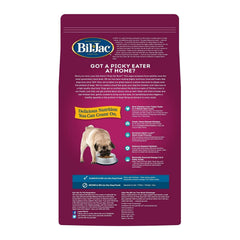 Bil-Jac Picky No More small breed dog eating from a bowl appealing to picky eaters