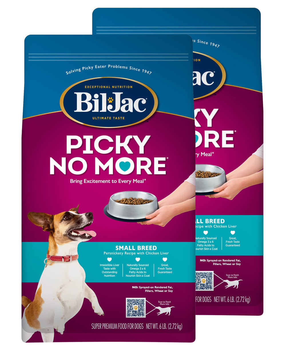 Bil-Jac Picky No More small-breed pellets in a bowl entice picky eaters with aroma.