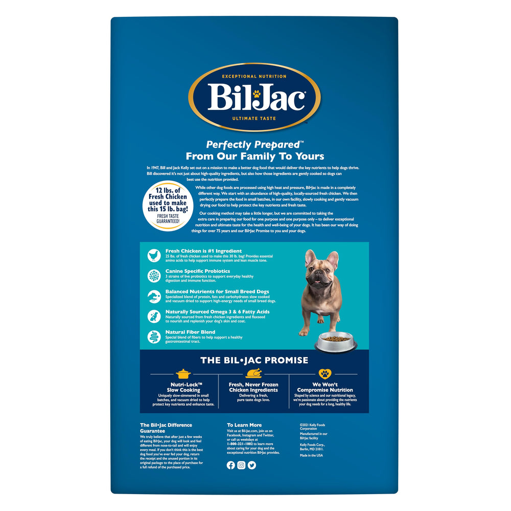 Bil-Jac porous bites for small mouths aid chewability.