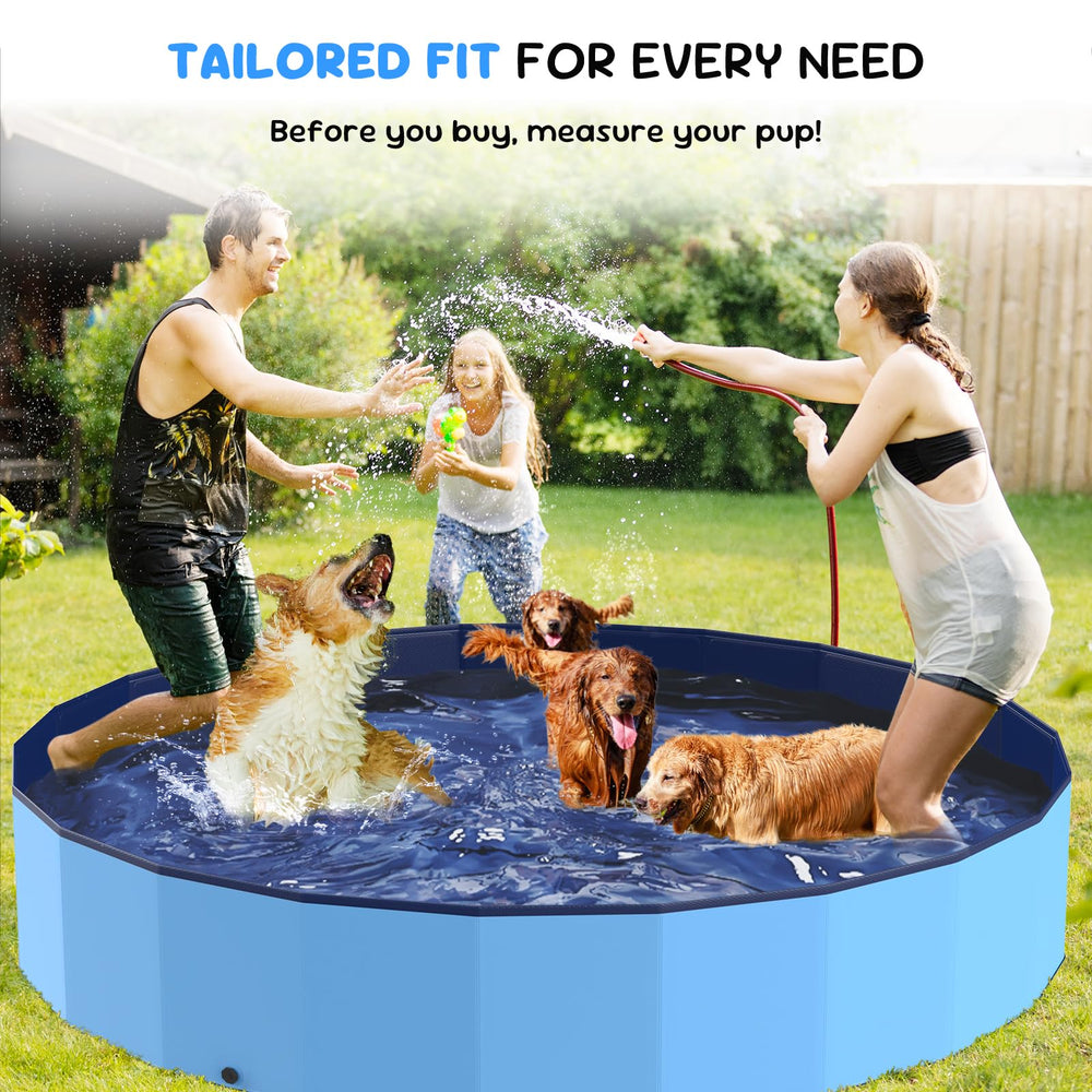 Bilibara versatile outdoor and indoor dog pool for bath or wading