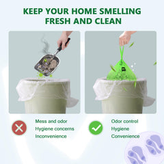 Bilibara leakproof litter bags with a wide opening for scoops and litter boxes.