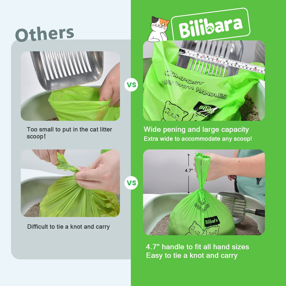 Bilibara pull-out design bags dispense one-handed for quick cleanup.