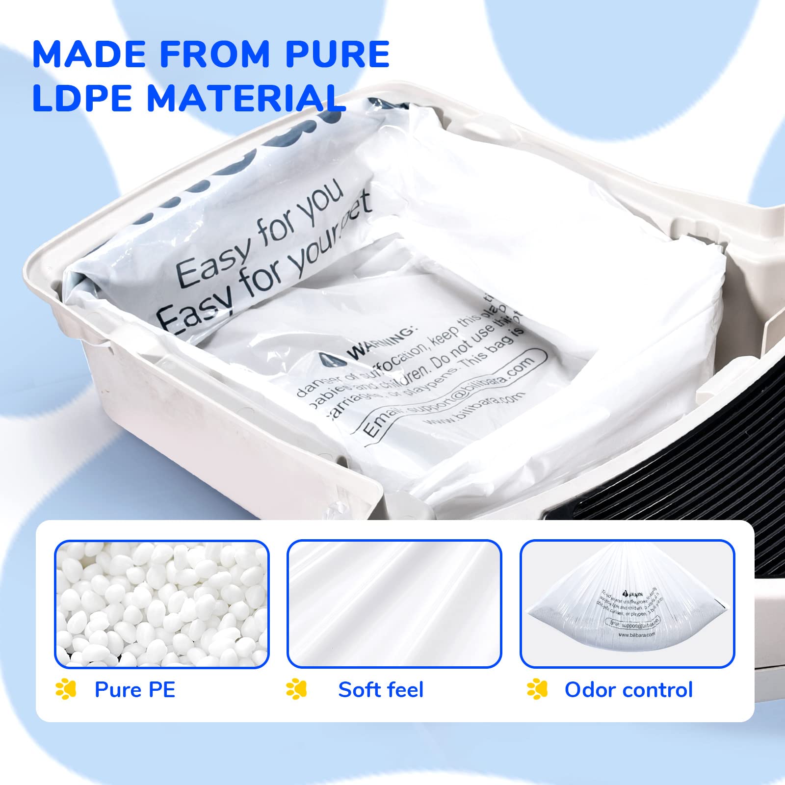 Bilibara-puncture-resistant-bags resist leaks and spills during removal.