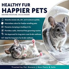 Billy Buckskin ultrafine dust promotes healthy coats during pets' dust baths