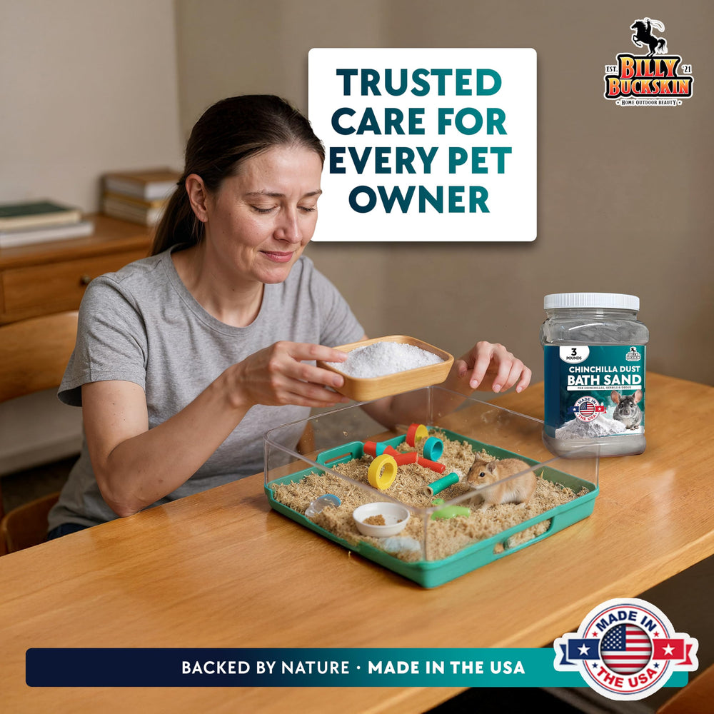 Billy Buckskin veterinarian-trusted grooming dust used by pros and owners