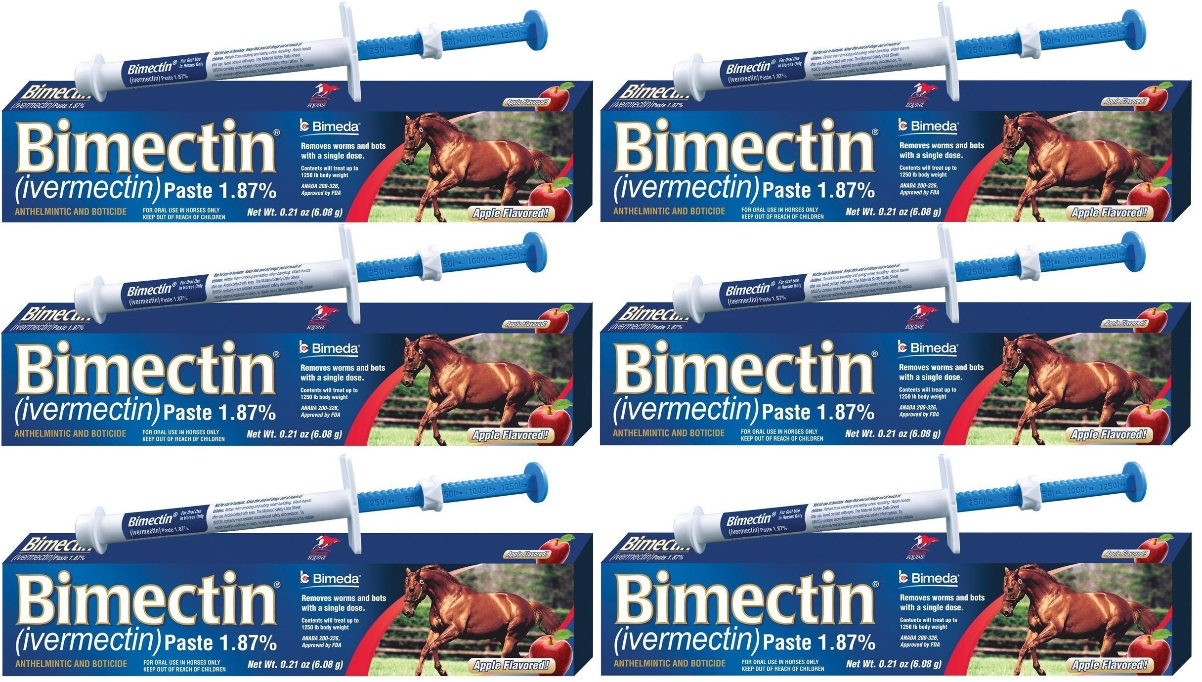 Bimectin Ivermectin Paste horse bottle shown for easy oral dosing and reliability