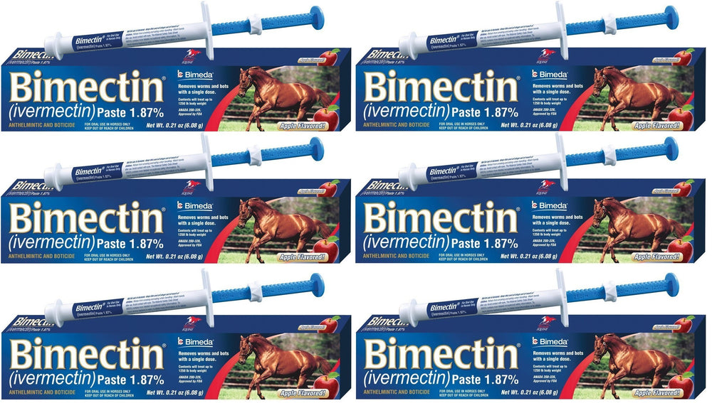 Bimectin Ivermectin Paste horse bottle shown for easy oral dosing and reliability