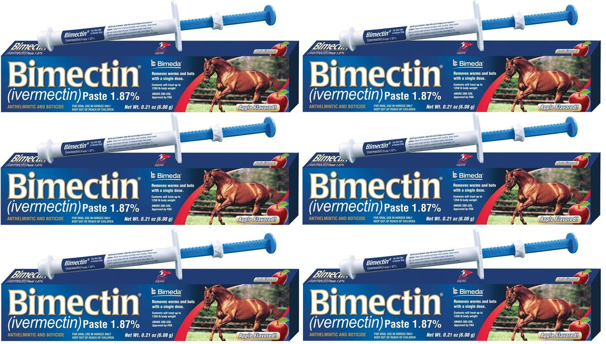 Bimectin Ivermectin Paste horse bottle shown for easy oral dosing and reliability