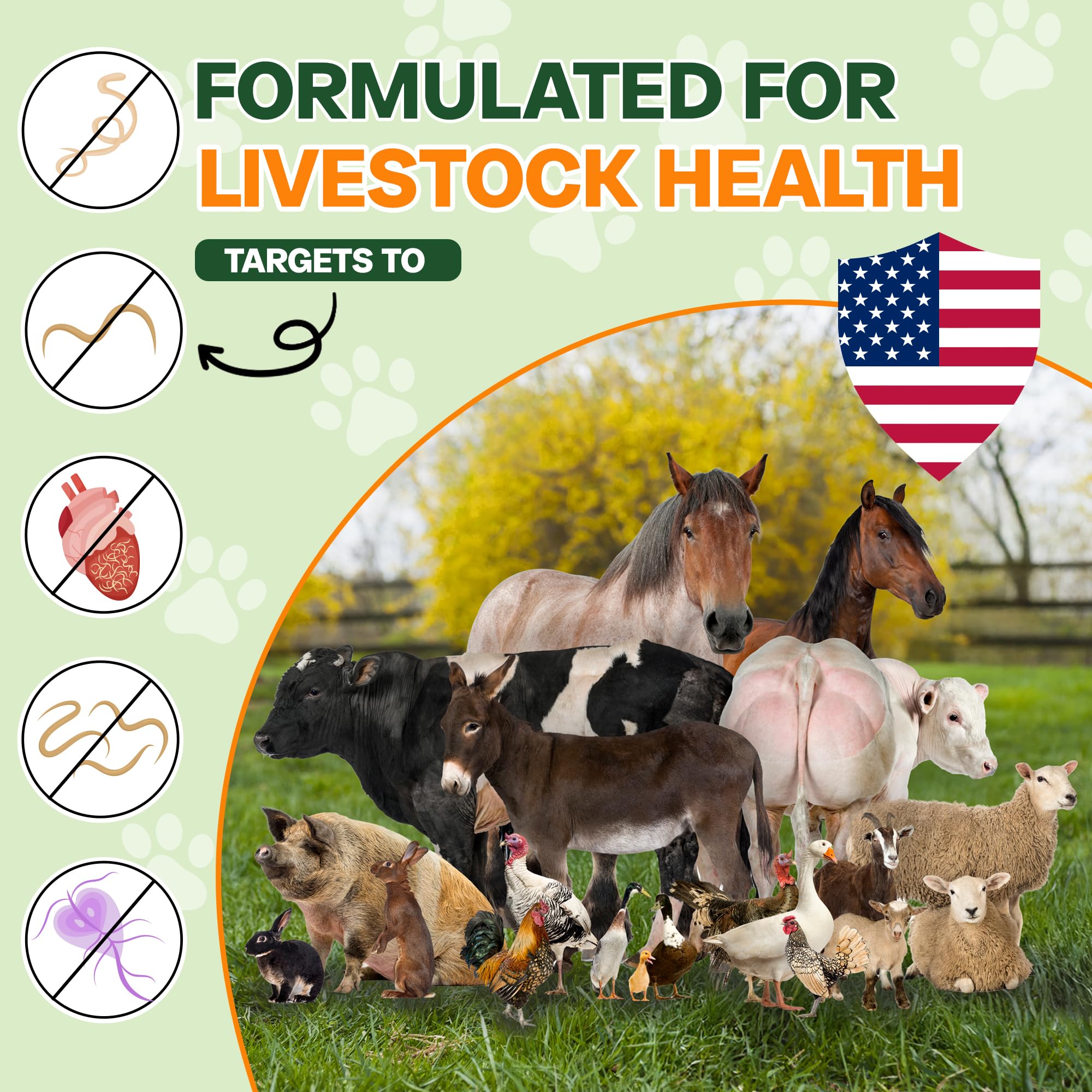 Bingbrofam dewormer poultry feed mix enables simple administration.