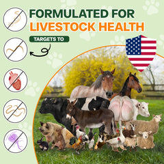 Bingbrofam dewormer poultry feed mix enables simple administration.