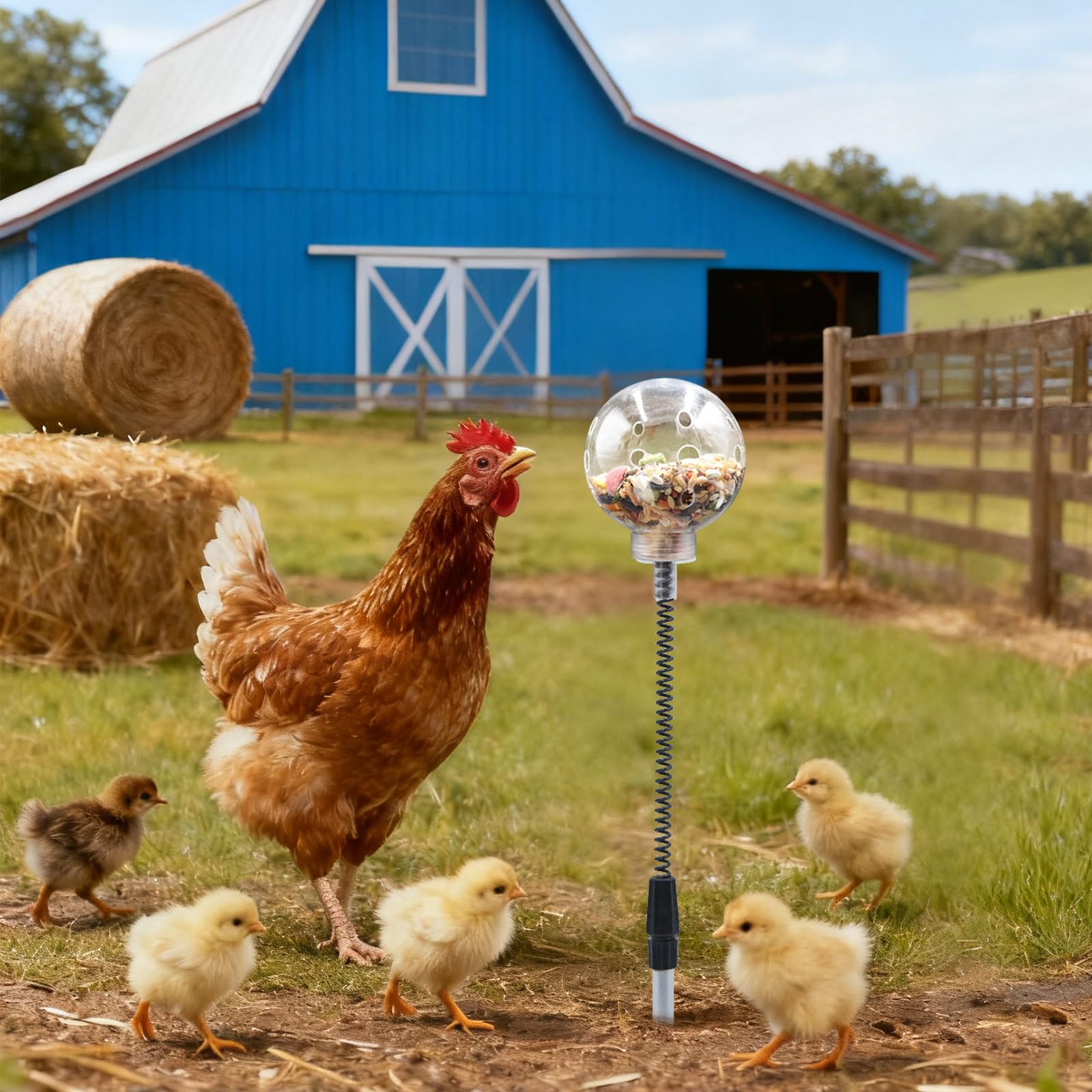 BingegePet weather-resistant plastic construction withstands outdoor coop use