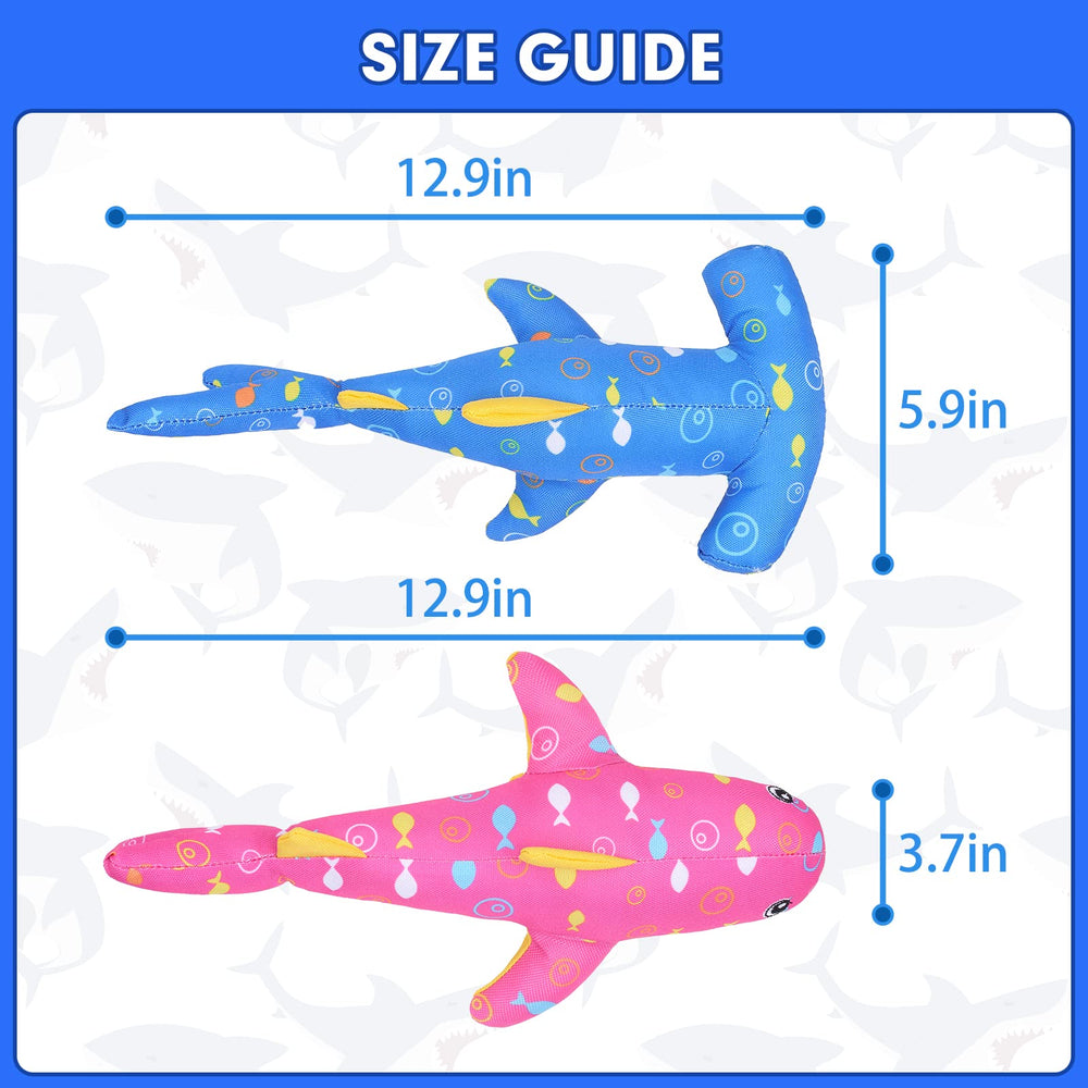 BINGPET shark toy in durable Oxford fabric designed for long-lasting pool games.