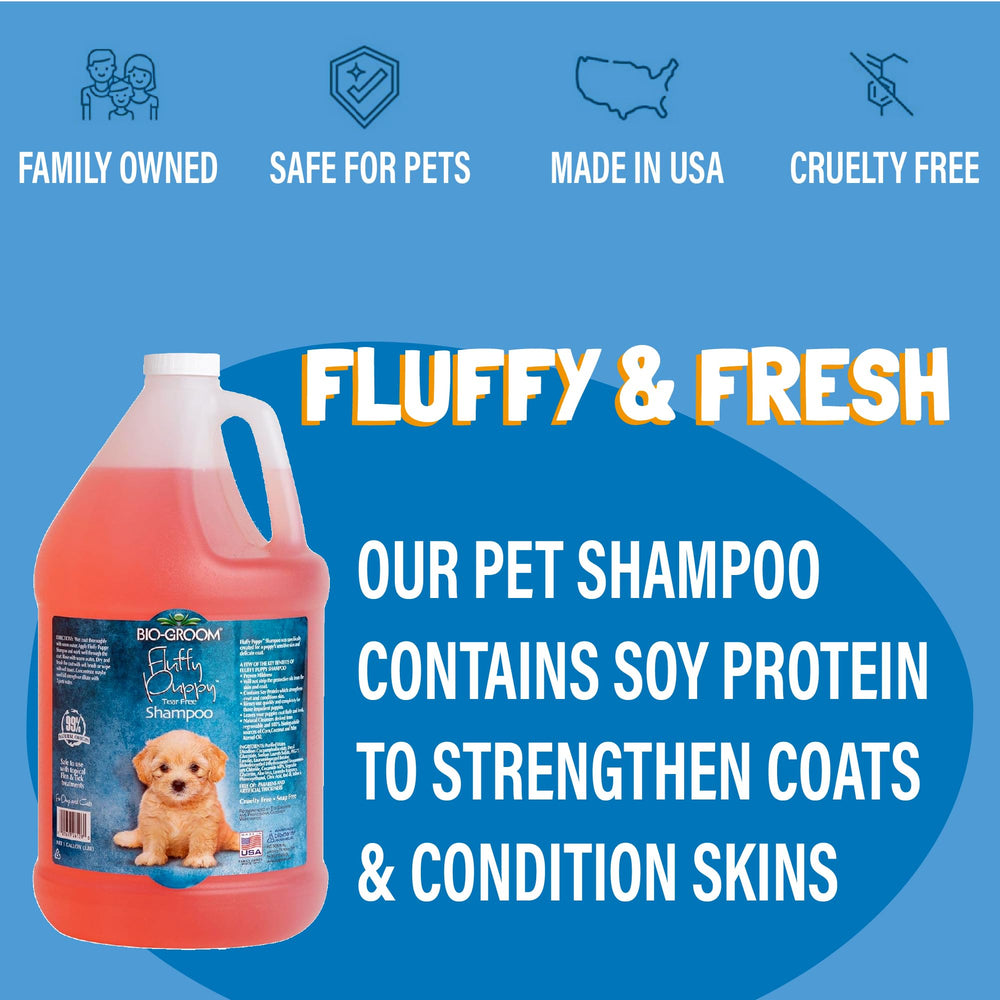 Bio-Groom 1-gallon packaging on display, ideal for families with multiple pets
