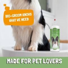 Bio-Groom cruelty-free dispenser funnel-tip highlights simple, controlled application.