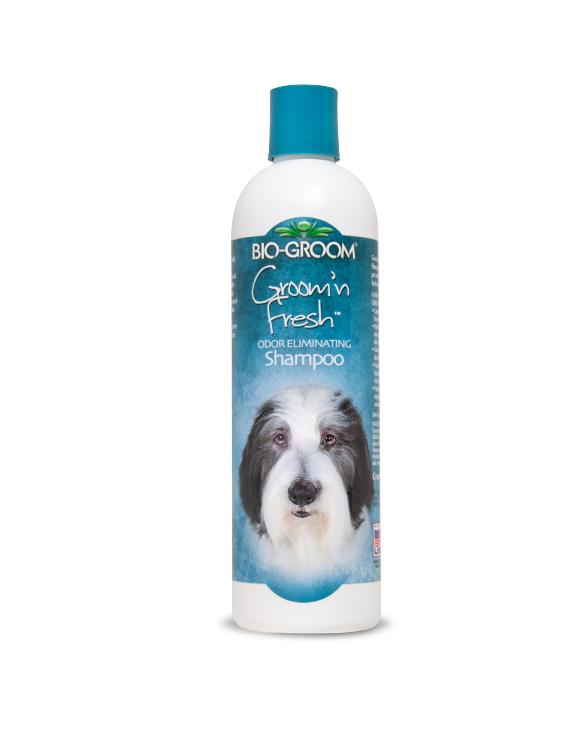 Bio-Groom Groom'n Fresh shampoo bottle with vibrant label for easy storage