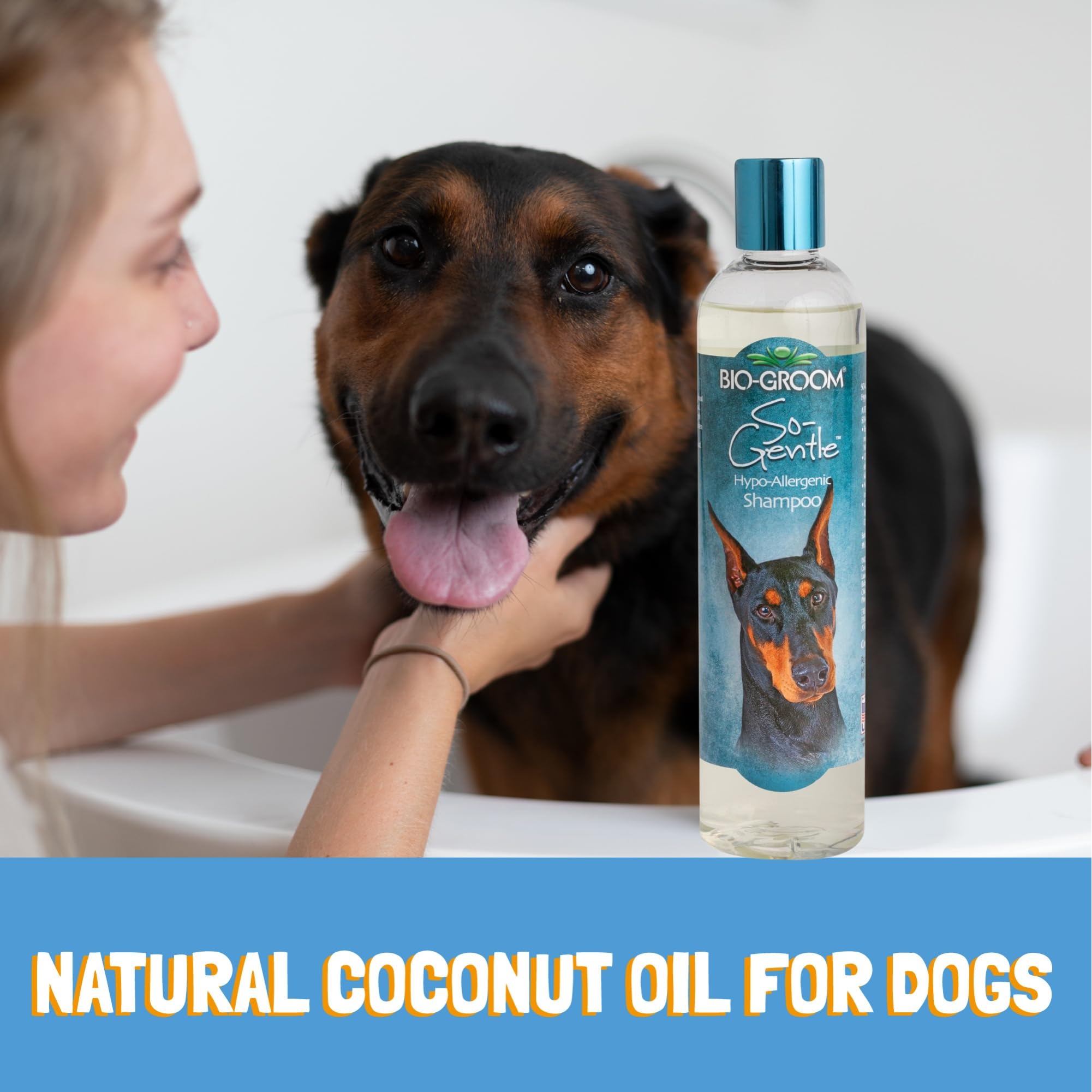 Bio-Groom natural coconut oil ingredients emphasize mild, nourishing formula