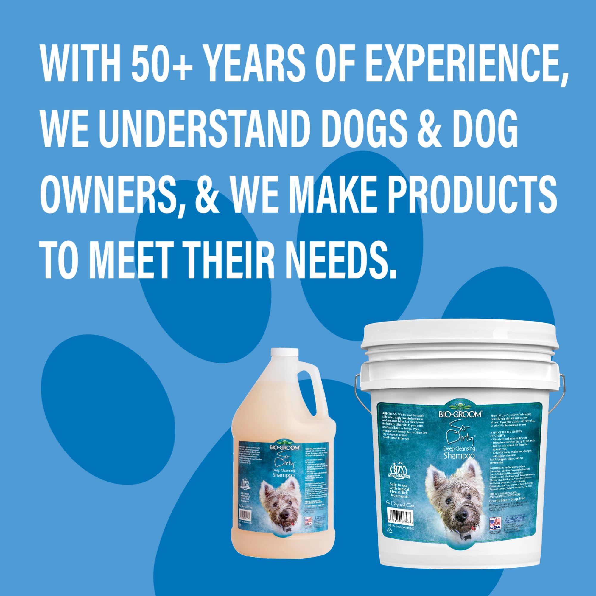 Bio-Groom So-Dirty Dog Shampoo cruelty-free brand with eco packaging benefits