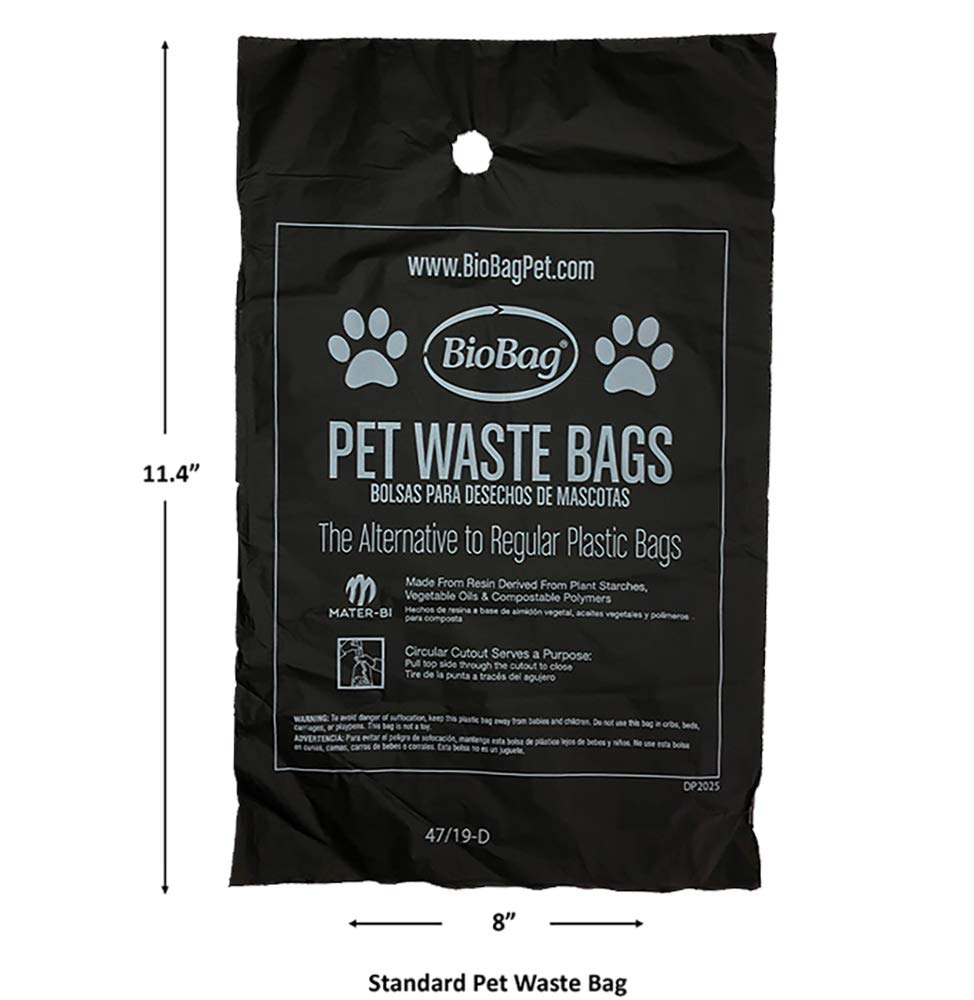 BioBag plant-based resin material highlights compostable origin.