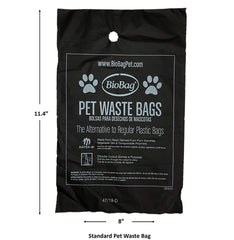 BioBag plant-based resin material highlights compostable origin.
