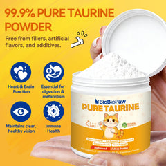 BioBiopaw Taurine scoop for simple daily dosing in cats