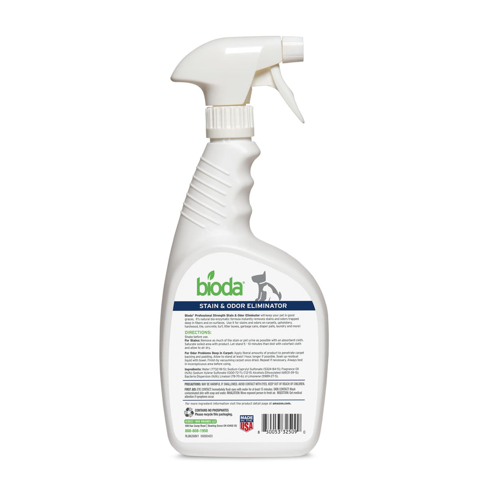 Bioda linen-scent formula helps maintain a fresh room after cleaning.