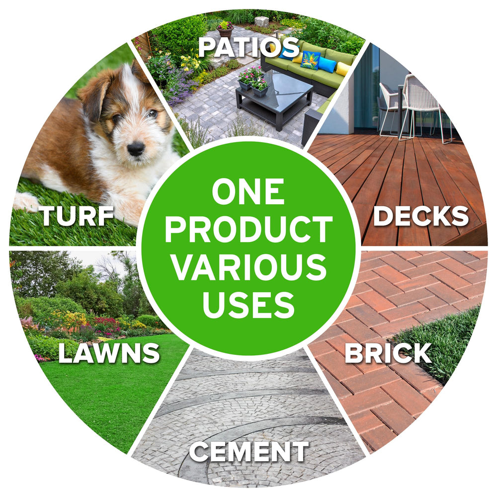 Bioda outdoor odor elimination on patio area demonstrates coverage.