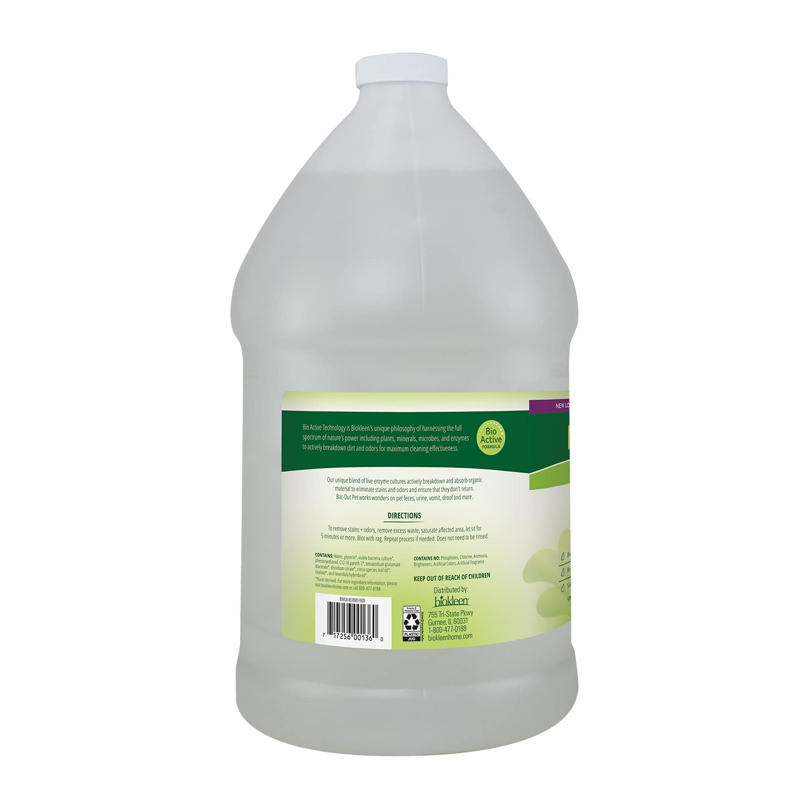 Bac-Out applied to carpet treating a stubborn pet stain with enzymatic action