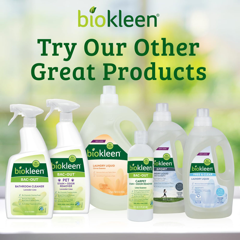 Biokleen Bac-Out multi-surface cleaner suitable for mattresses and pillows