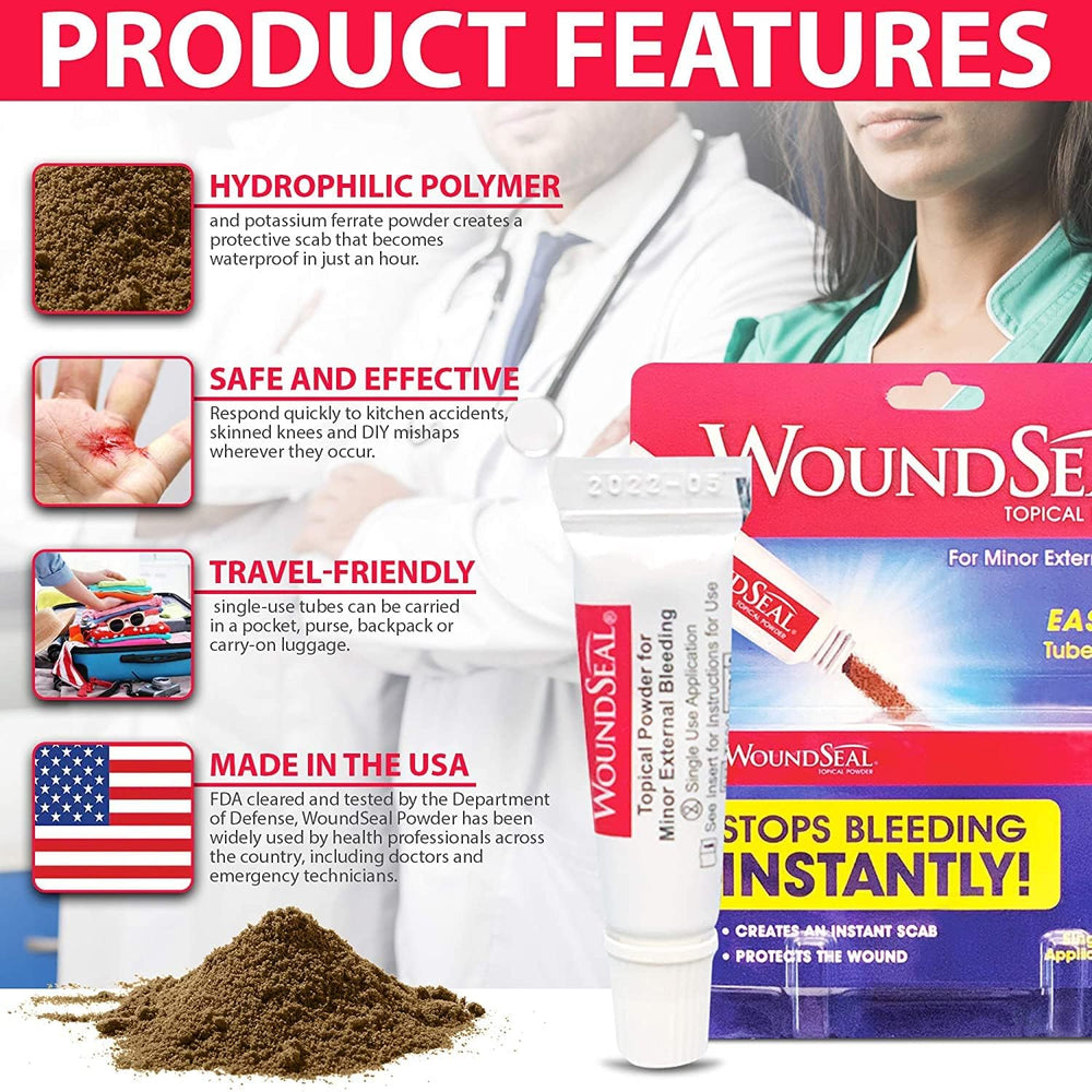 Biolife WoundSeal activates with surface moisture for easy application.