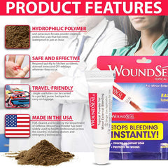 Biolife WoundSeal activates with surface moisture for easy application.