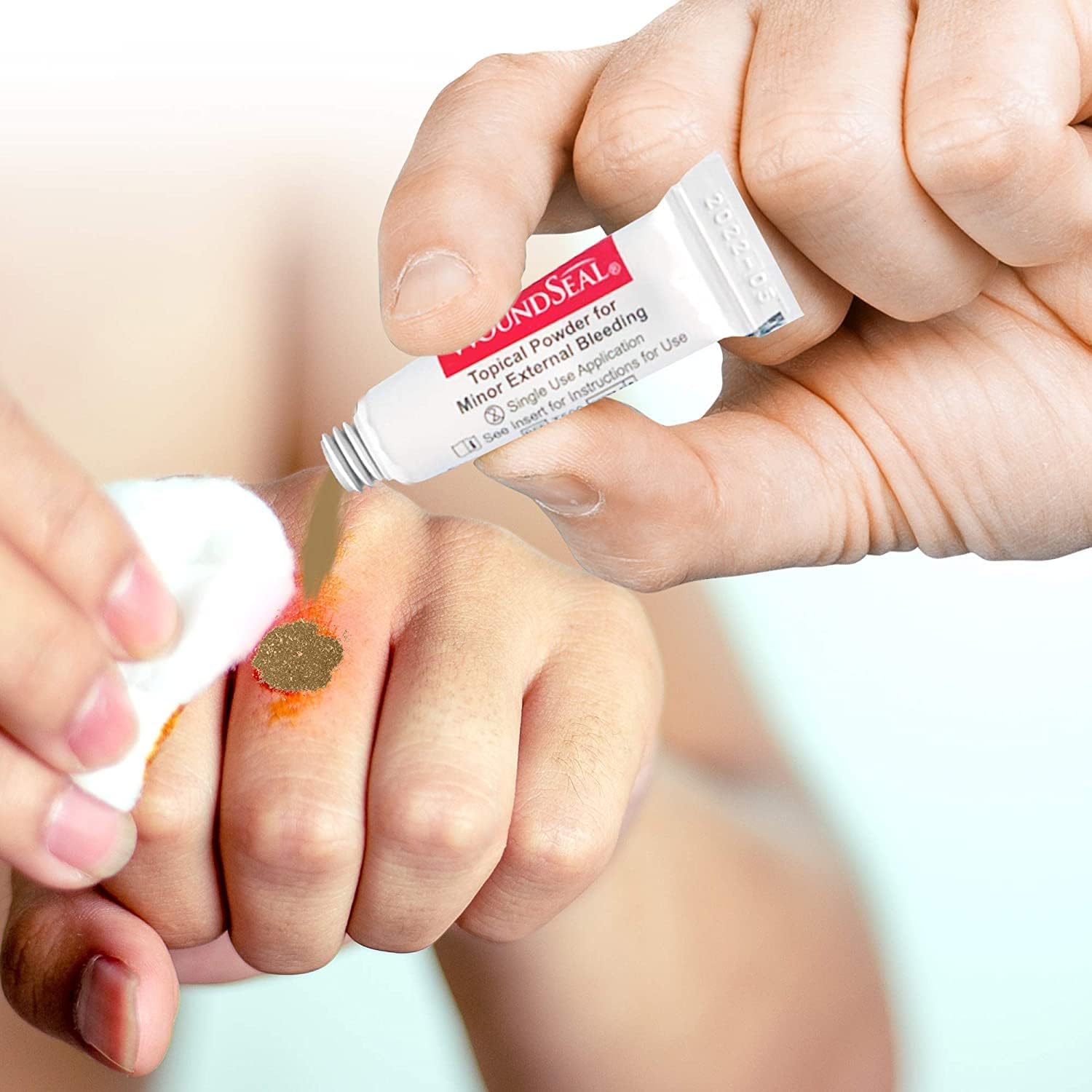 Biolife WoundSeal compact packaging fits in first aid kits.