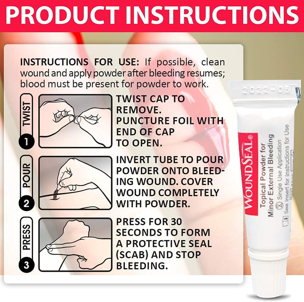 Biolife WoundSeal external-use only on intact skin around minor disruptions.