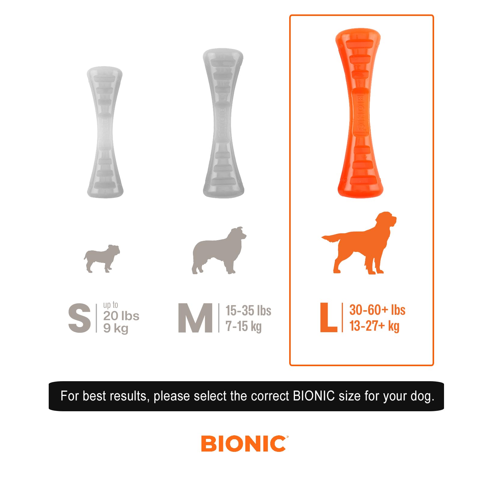 BIONIC Urban Stick features dual treasure pockets for treats and longer chew sessions
