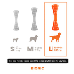 BIONIC Urban Stick features dual treasure pockets for treats and longer chew sessions