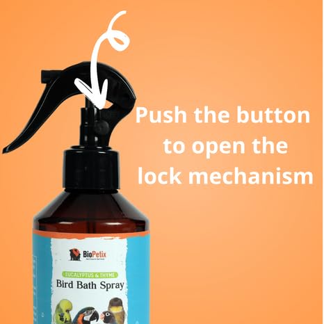 BioPetix eucalyptus-thyme aroma spray for refreshing bird bath