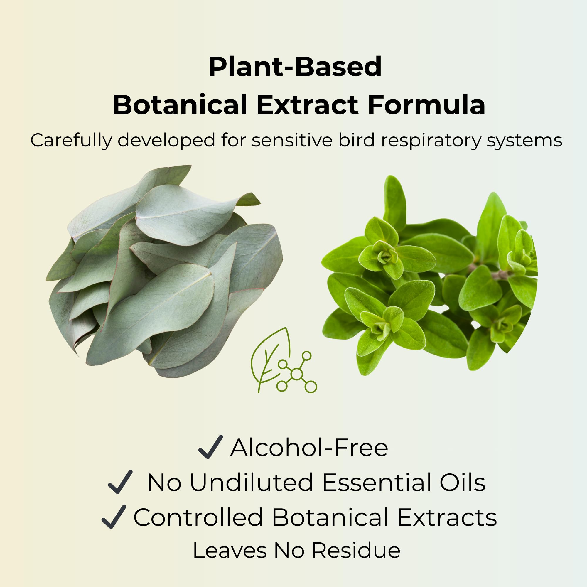BioPetix herbal spray with eucalyptus and thyme for feathers